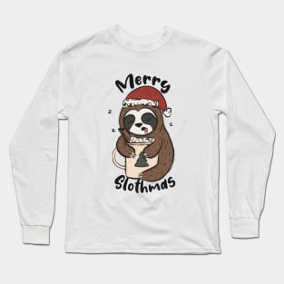 Merry Slothmas Long Sleeve T-Shirt